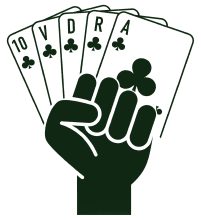 Icon d'une main tenant des cartes de jeu